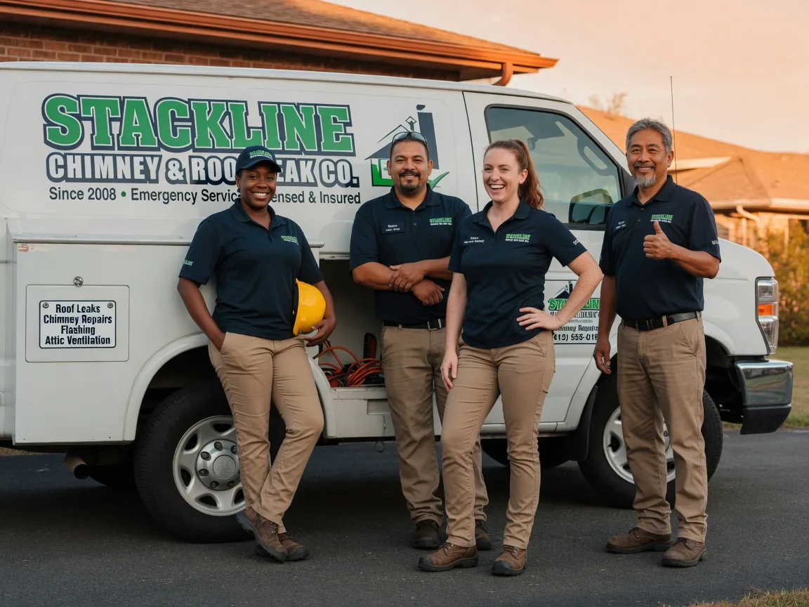 Chimney flashing repair company in Woden, IA